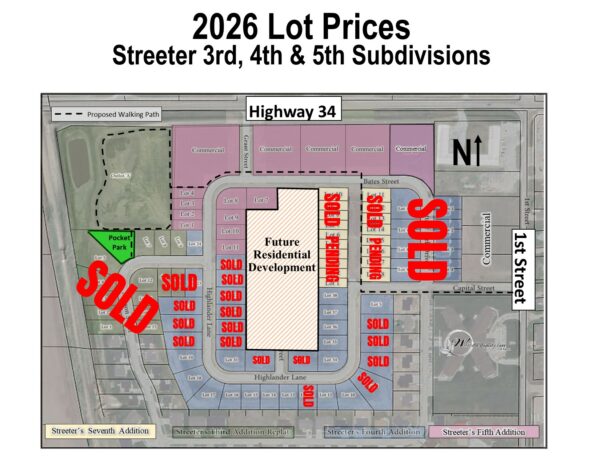 Streeter Subdivision Lots